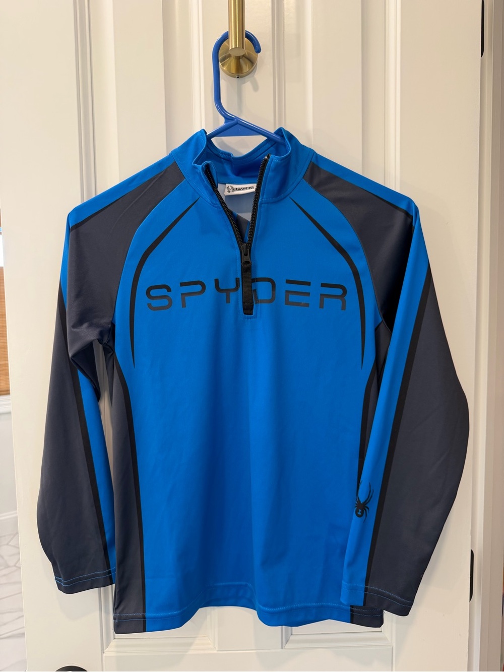 Spyder quarter zip base layer size M